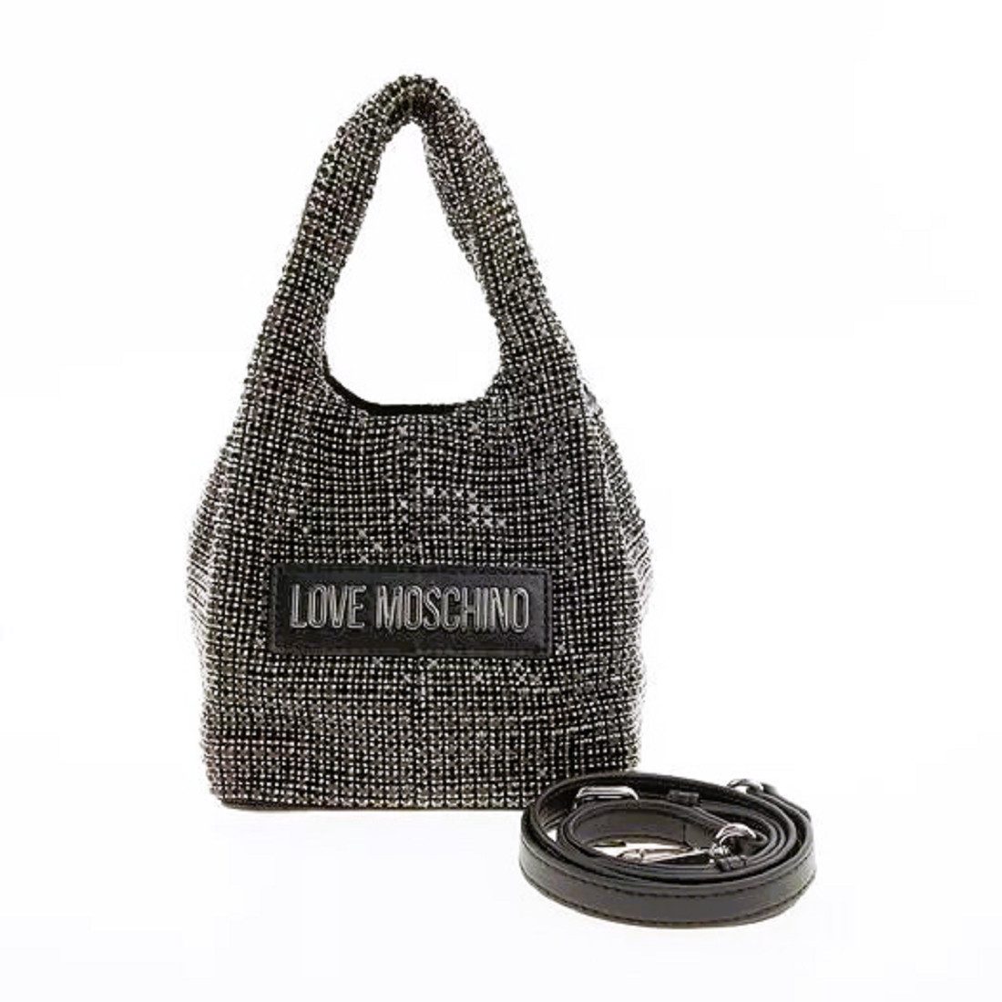 Umhängetasche Love Moschino Damen Umhängetasche, Borsa Stone Strass-Steinchen