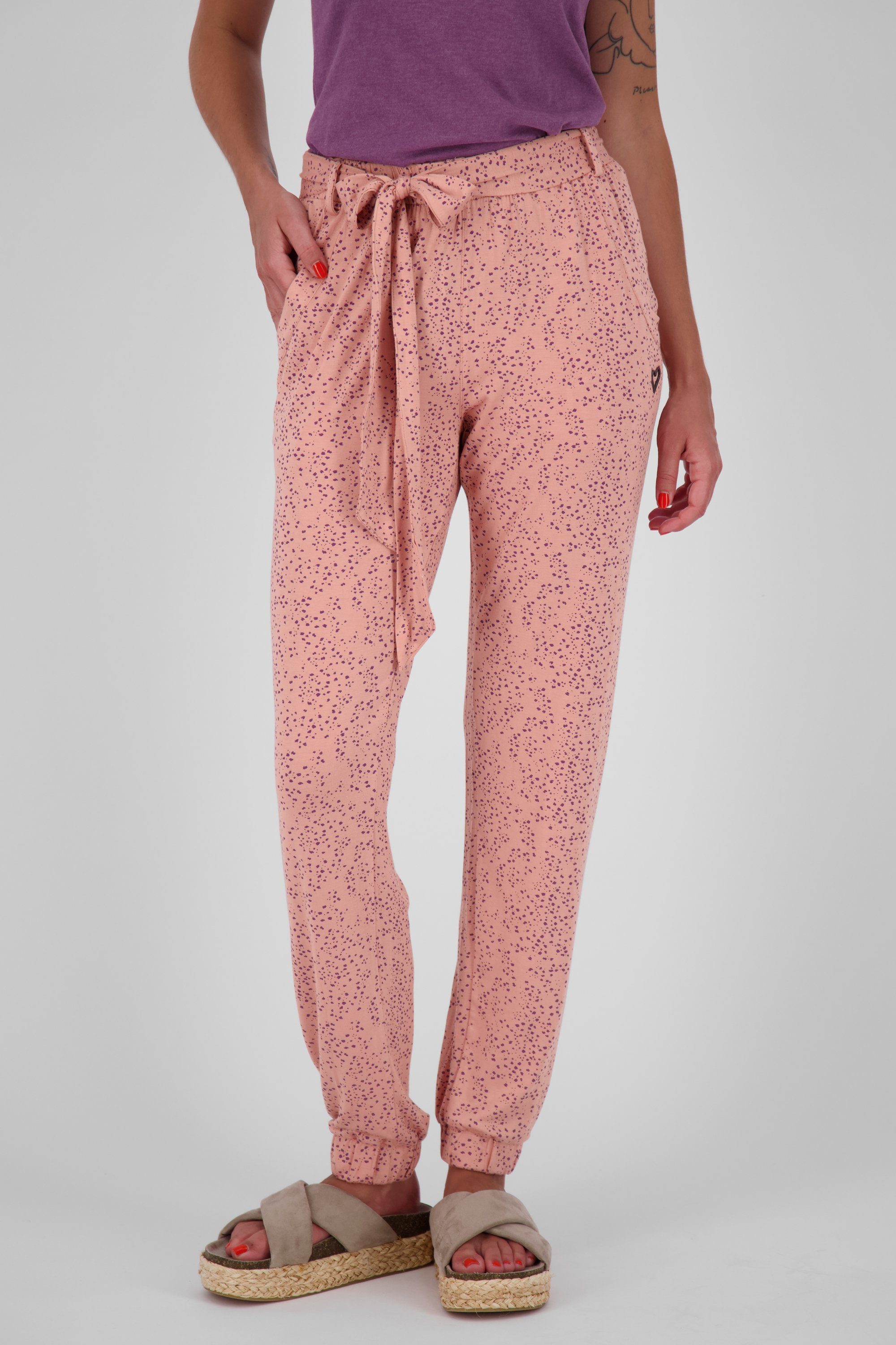 Alife & Kickin Stoffhose Pants Damen AliceAK mahagonium Freizeithose B