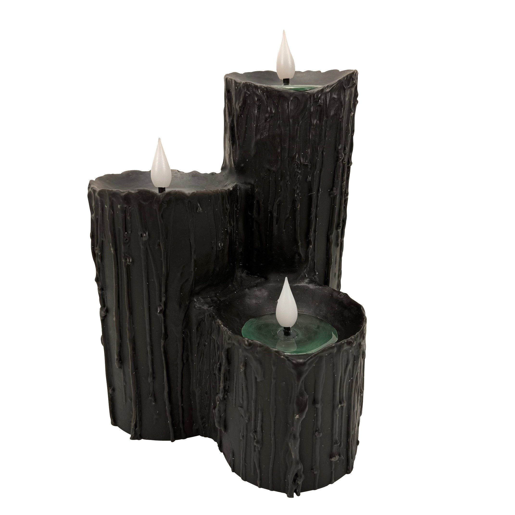 Online-Fuchs LED-Kerze 3 ineinander verschmolzene LED-Kerzen aus Echtwachs günstig online kaufen