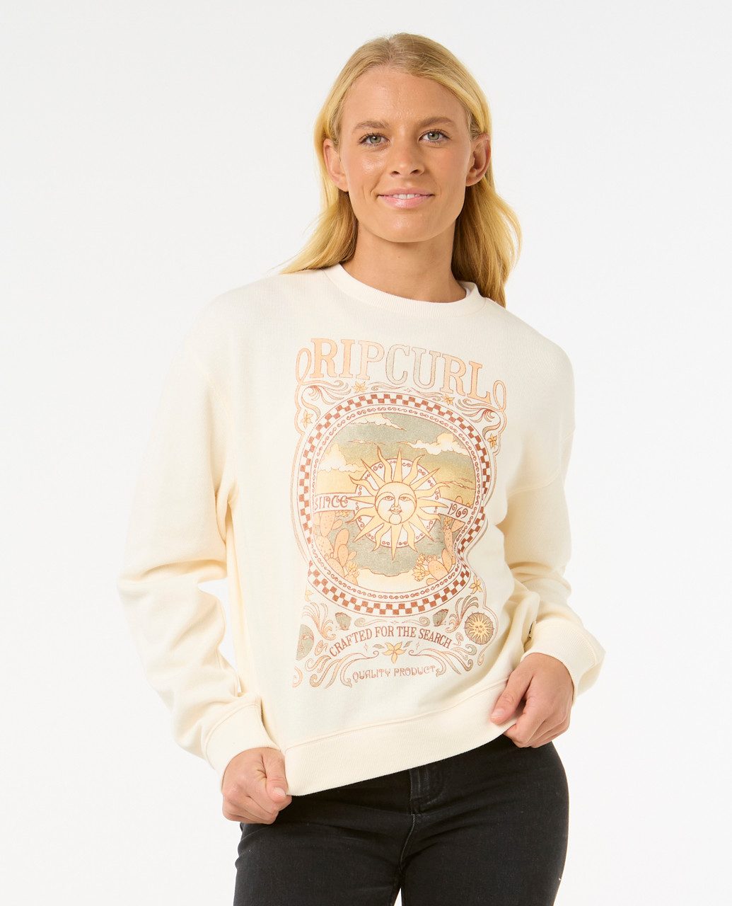 Rip Curl Rundhalspullover Pullover mit Rundhalsausschnitt günstig online kaufen