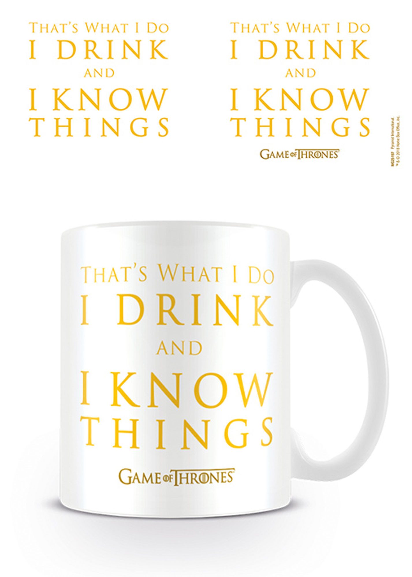 Tasse Game of Thrones - Lizenz Tassen - Drink & Know Things