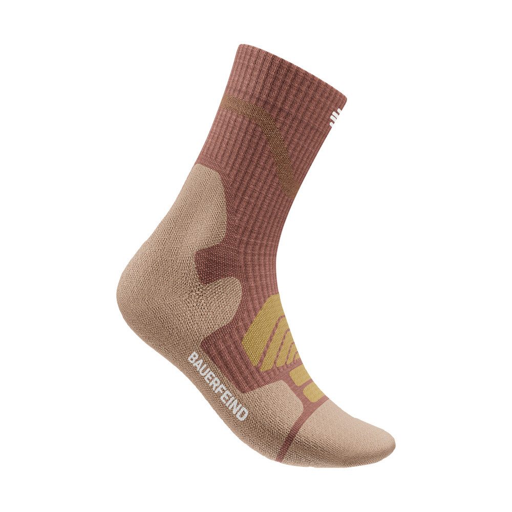 Bauerfeind Sportsocken OUTDOOR MERINO  MID CUT SOCKS mit Unterstützung im Sprunggelenk durch Infinity Zone