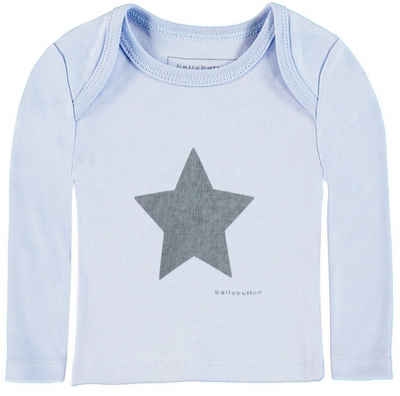 Bellybutton T-Shirt bellybutton® Baby Langarmshirt Shirt Stern Hellblau