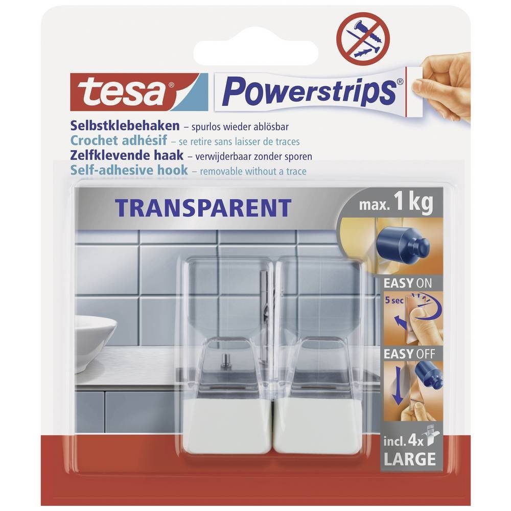 tesa Klebeband Klebehaken Large 58811-00000-20 1 kg