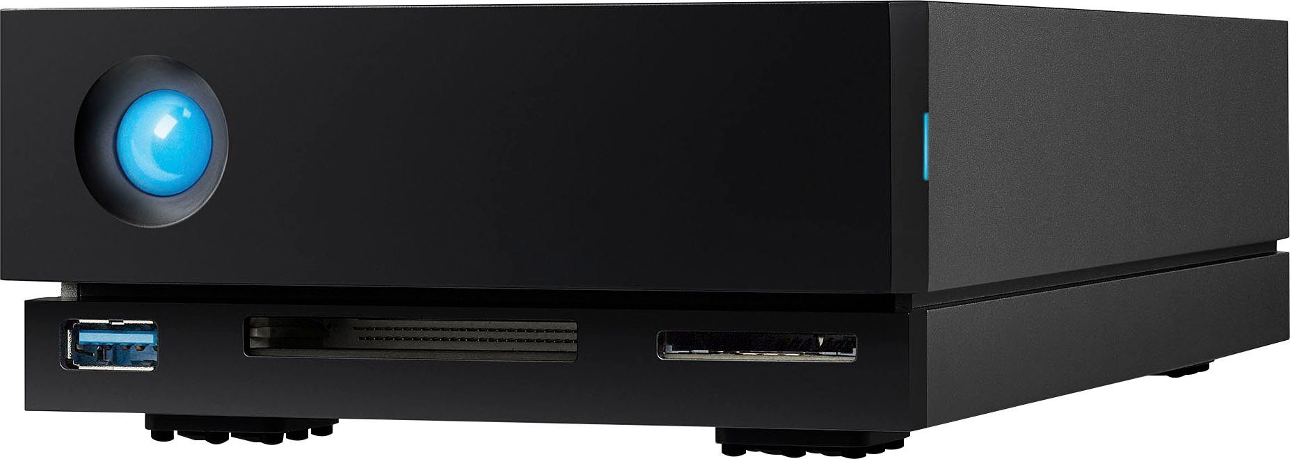 LaCie 1big Dock 20TB externe HDD-Festplatte (20 TB) 300 MB/S Lesegeschwindigkeit, 300 MB/S Schreibgeschwindigkeit