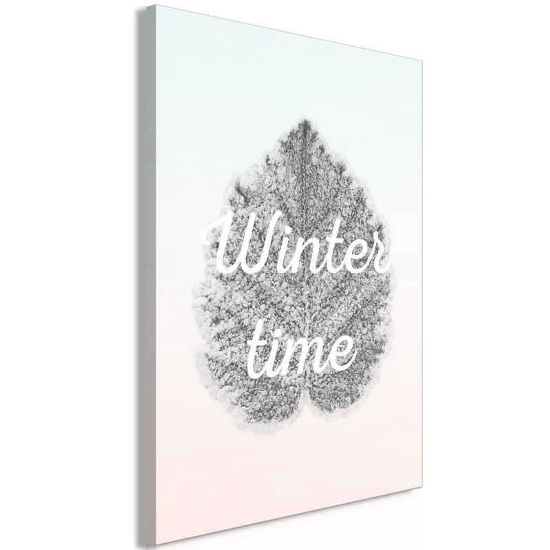 Artgeist Wandbild Winter Time (1 Part) Vertical