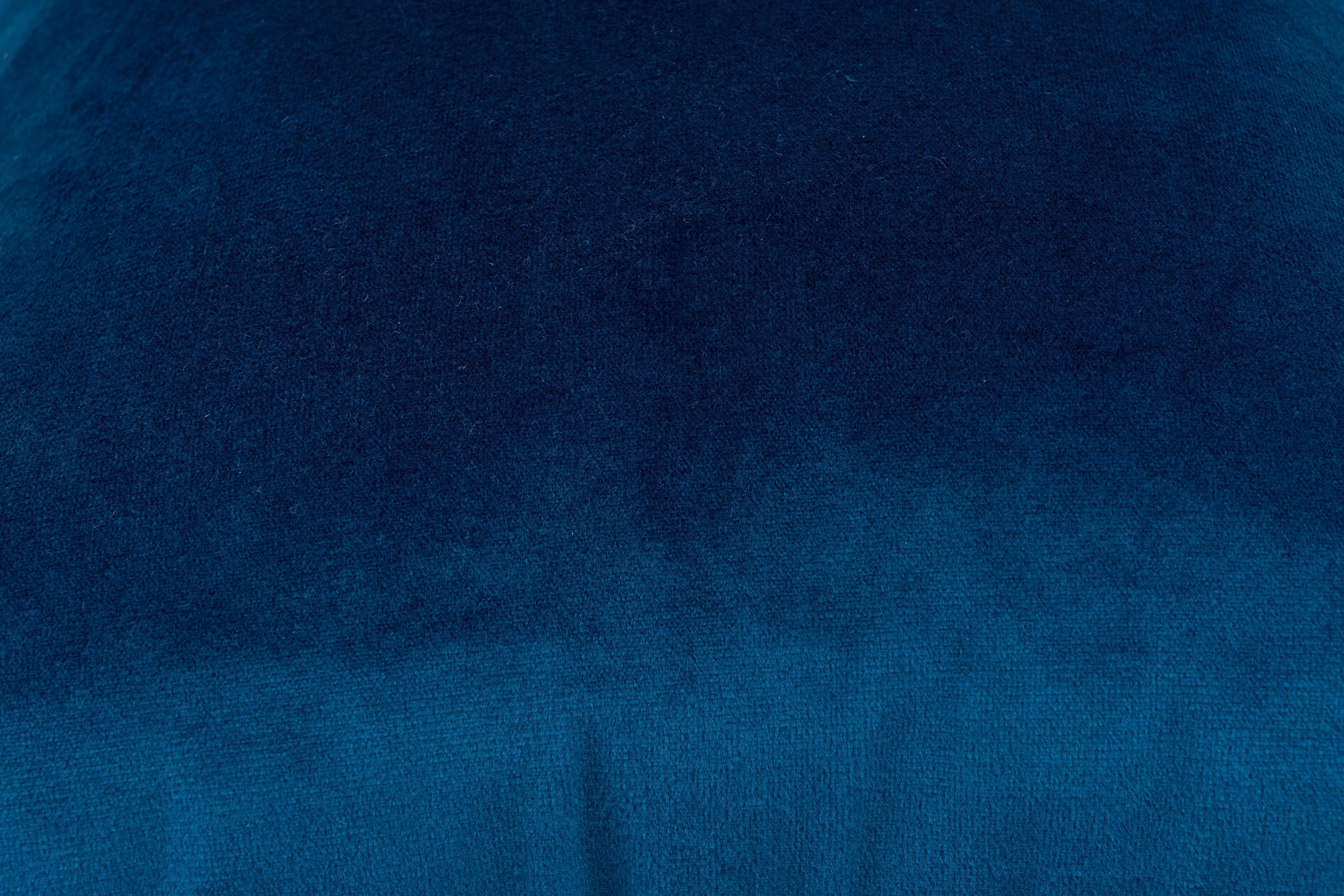 Kayoom silberfarben Prisma Dekokissen blau, 225