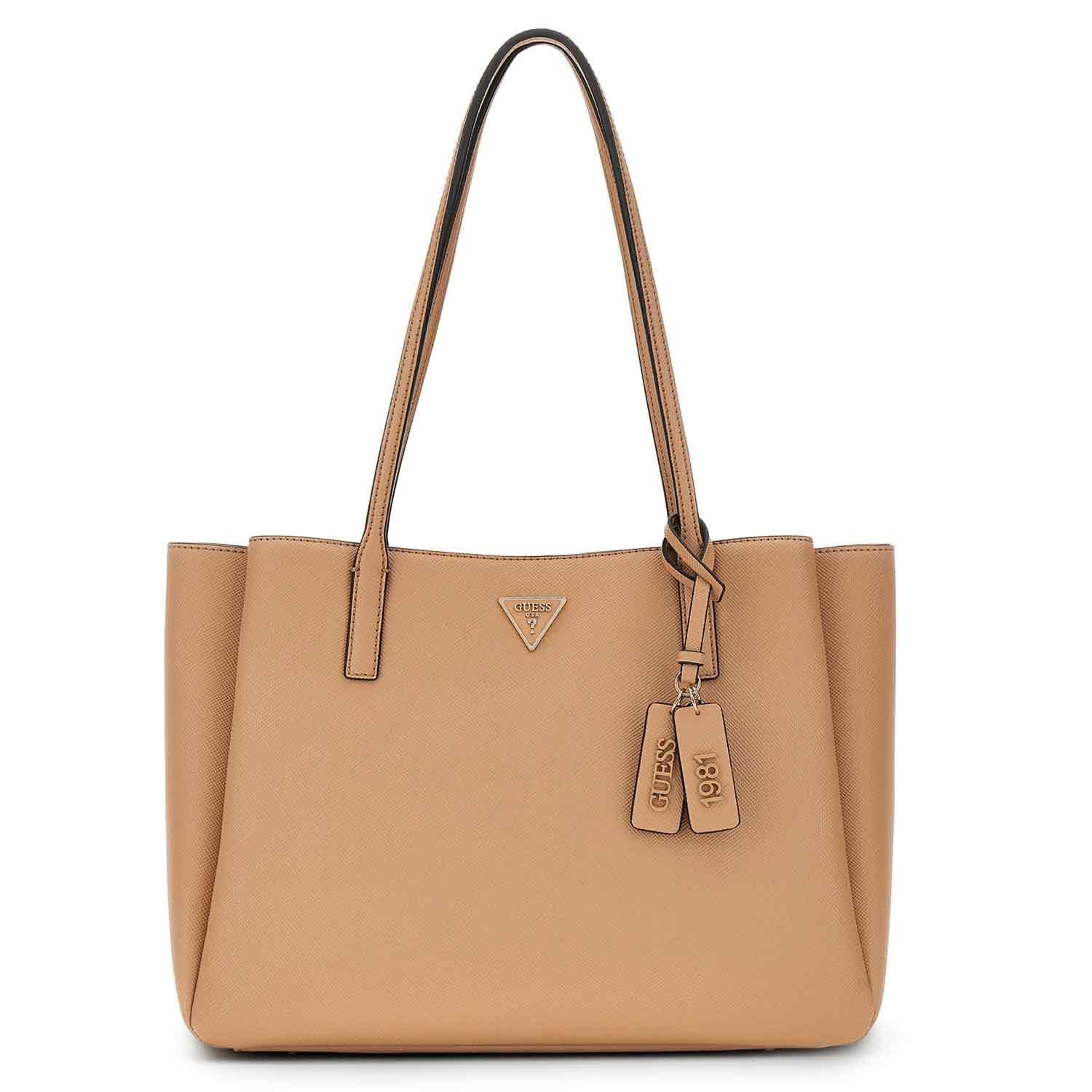 Umhängetasche GUESS Shopper Noelle II Tech Tote beige
