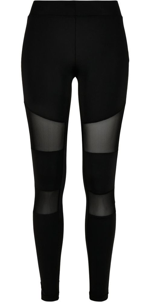 URBAN CLASSICS Leggings Ladies Tech Mesh Leggings 2-Pack