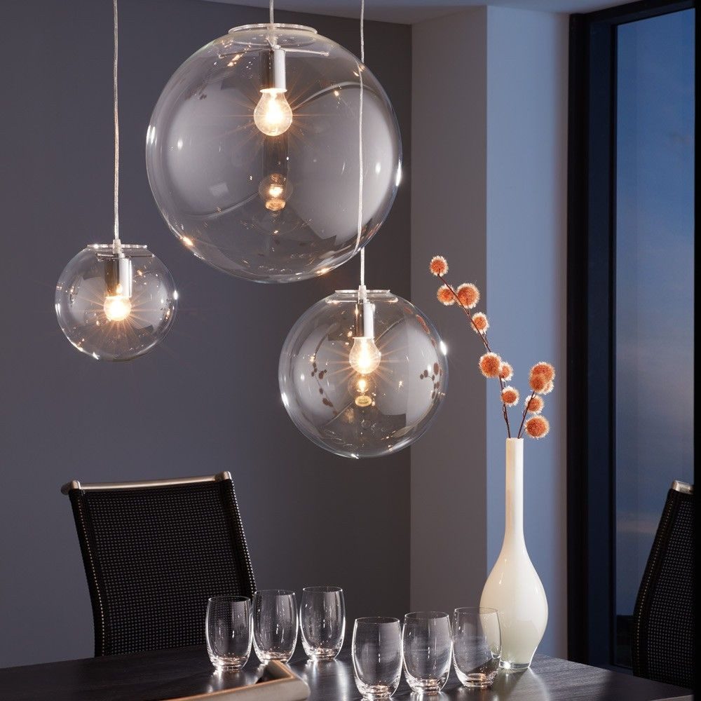 s.luce Pendelleuchte Orb 3-flammige Galerieleuchte Modular