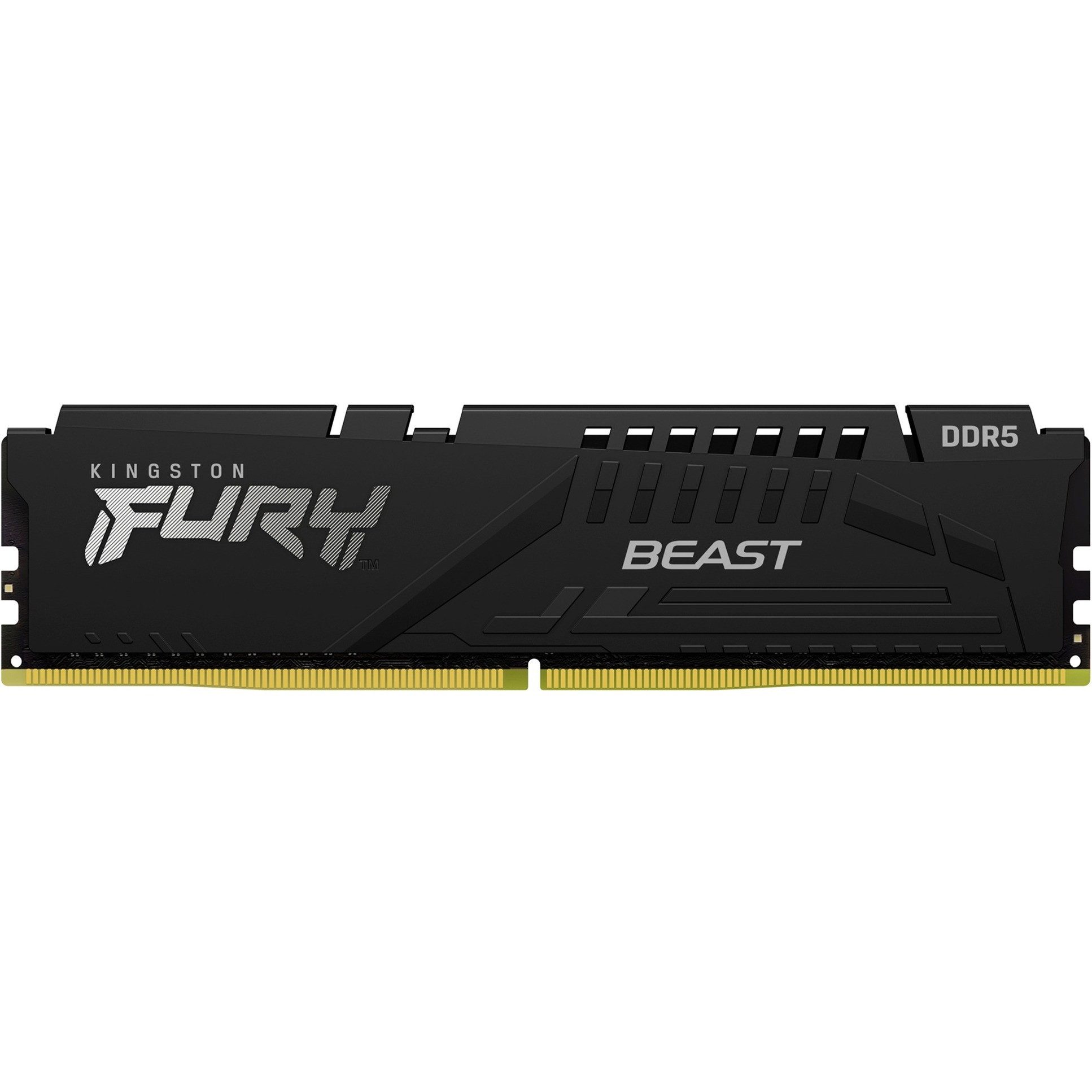 Kingston FURY Beast 16GB DDR5-6800 CL34 on-die ECC schwarz PC-Arbeitsspeicher (INTEL XMP (Version 3.0), AMD EXPO (Version 1.1)