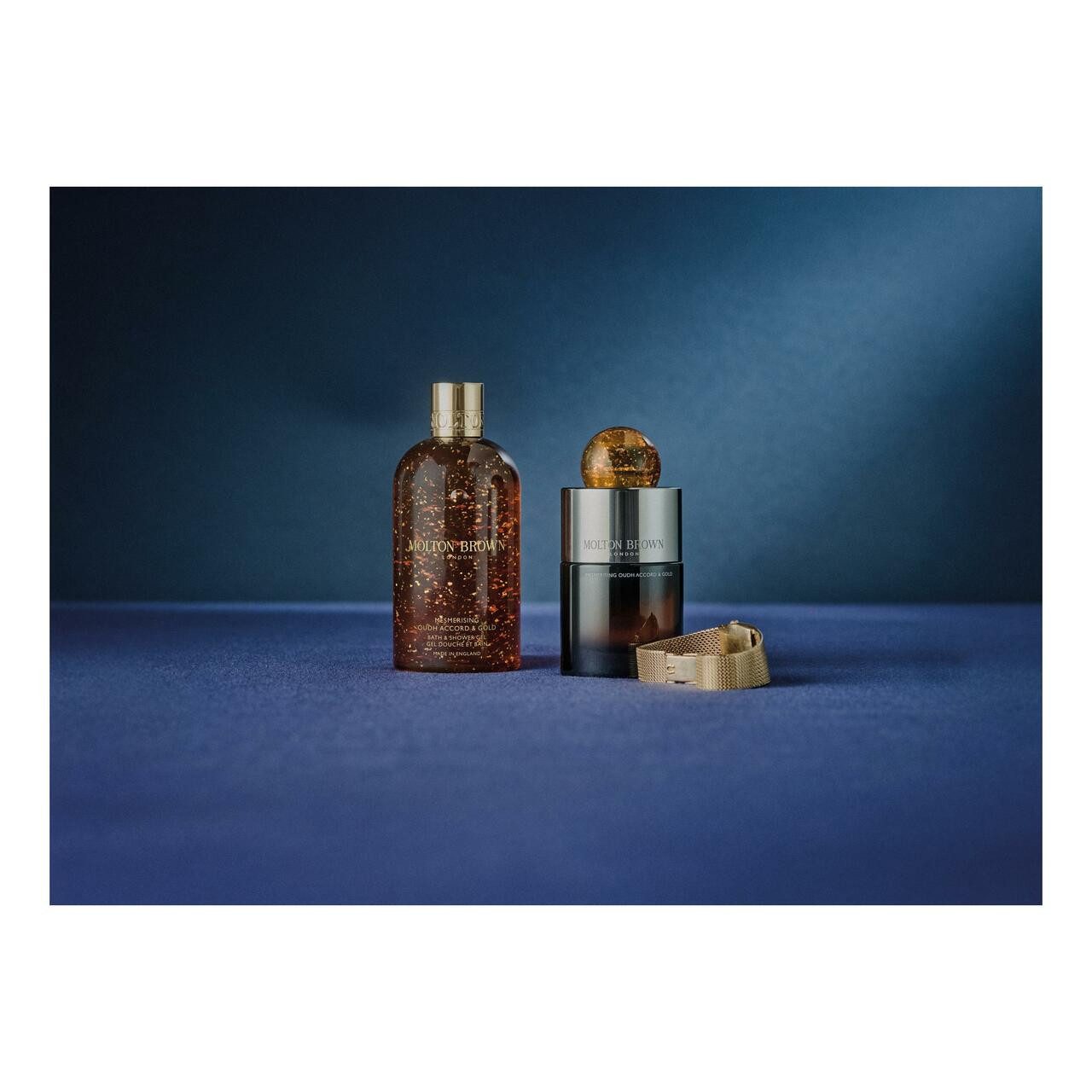 MOLTON BROWN Handcreme Mesmerising Oudh Accord & Gold Handlotion, für Alle Hauttypen