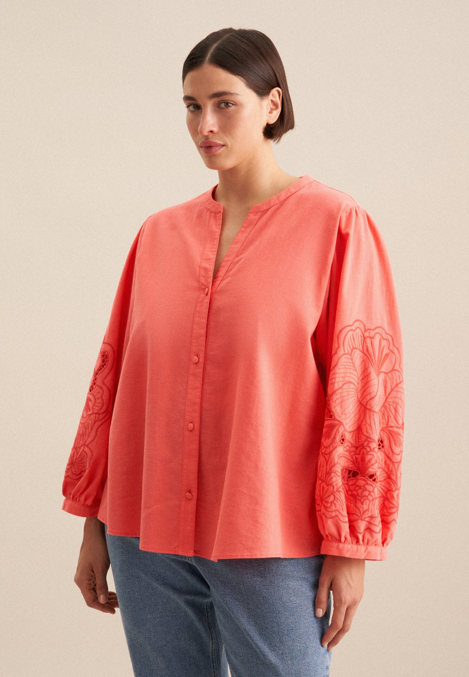 seidensticker Tunika Schwarze Rose