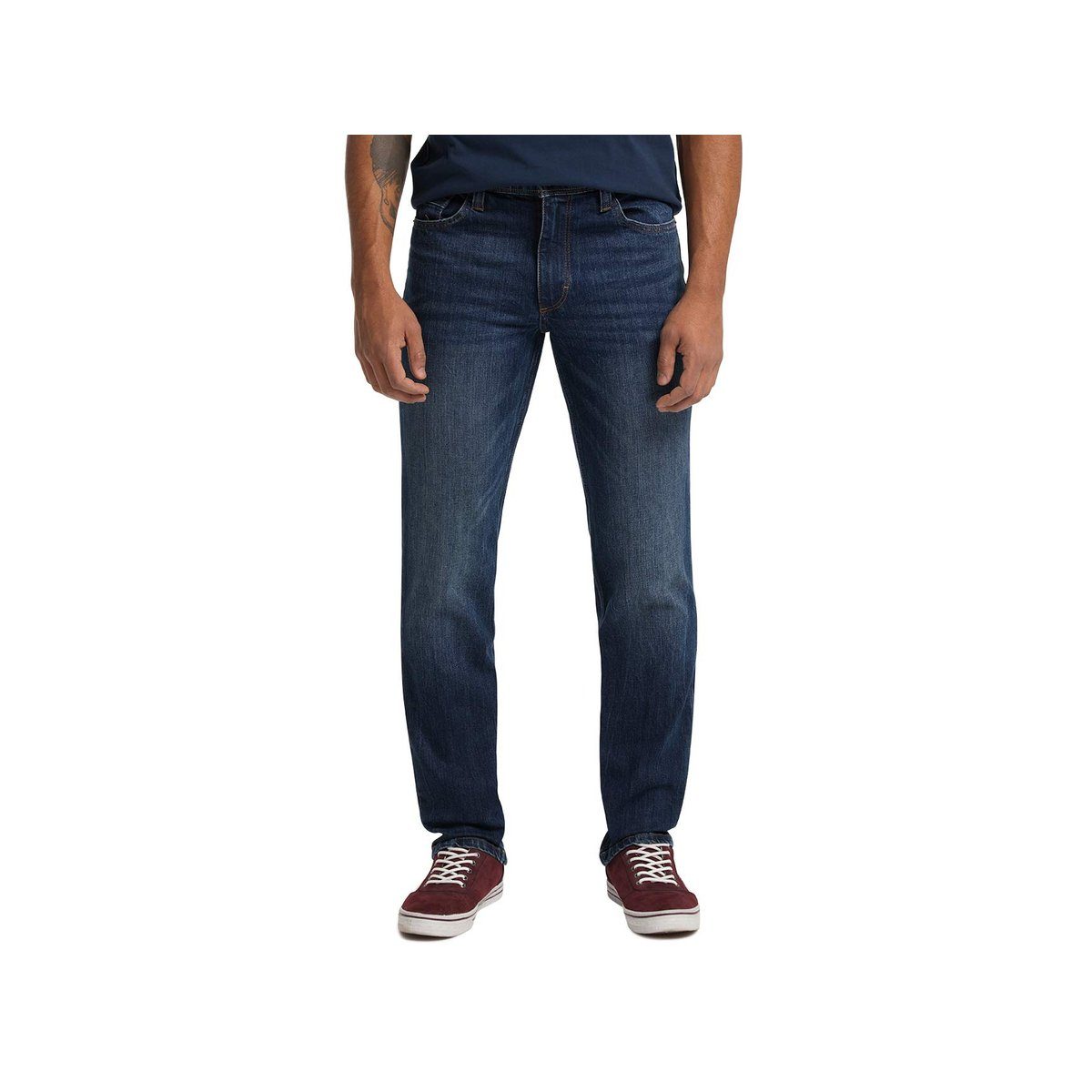 MUSTANG 5-Pocket-Jeans blau regular (1-tlg)