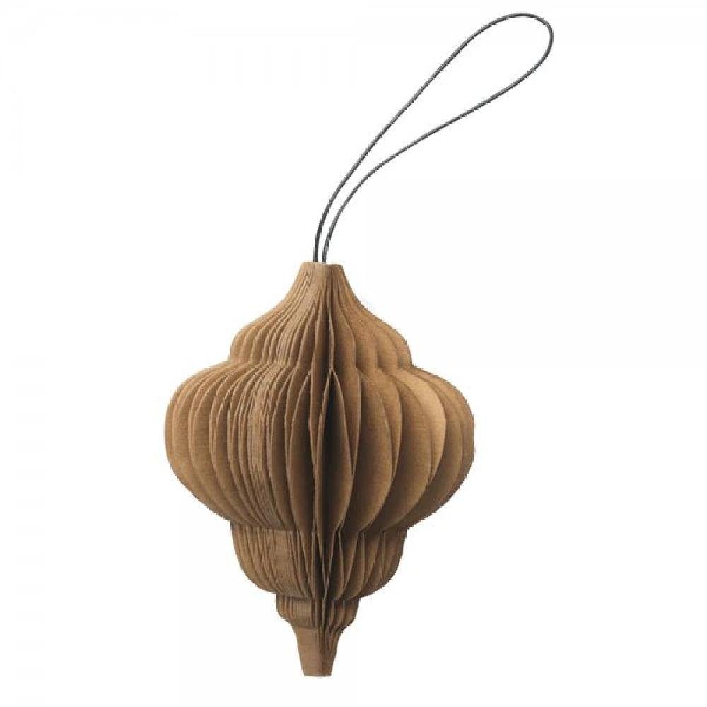 Nordstjerne Christbaumschmuck Christbaumschmuck Sustain Folded Ornament Jewel Caramel (10cm)