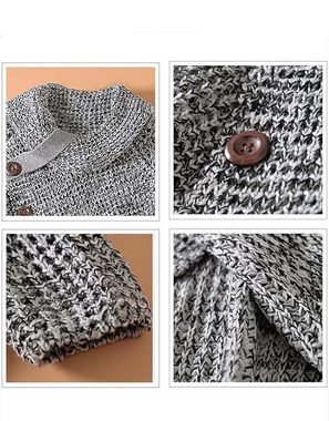 KIKI Kurzmantel Damen Wintermantel Hochstrickpullover Freizeitpullover