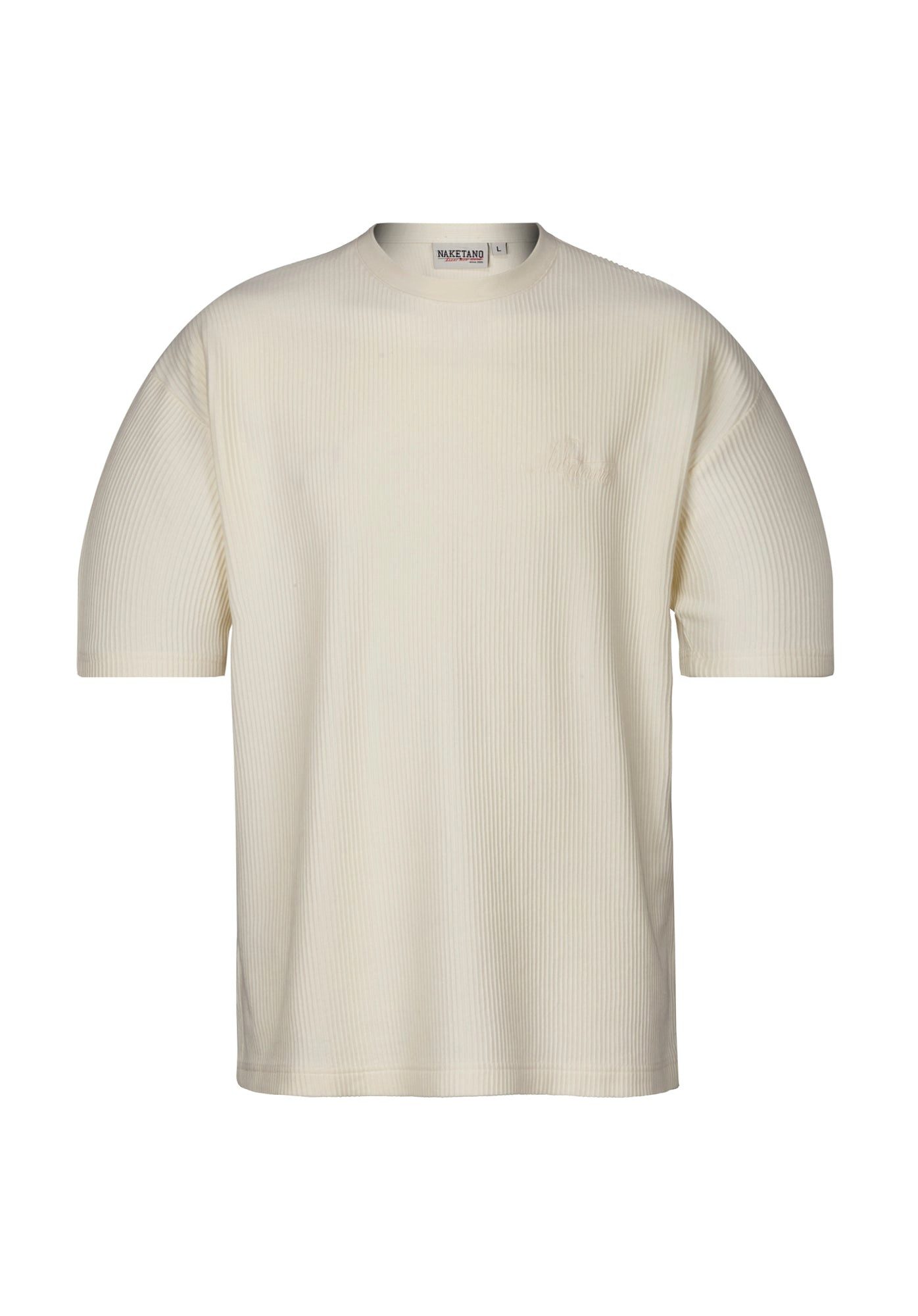 naketano T-Shirt Oversize Baumwolle Rundhals Kurzarm Streetwear Basic Sommershirt (1-tlg) weich, bequem, casual, vegan, meliert, lockerer Schnitt, Alltag