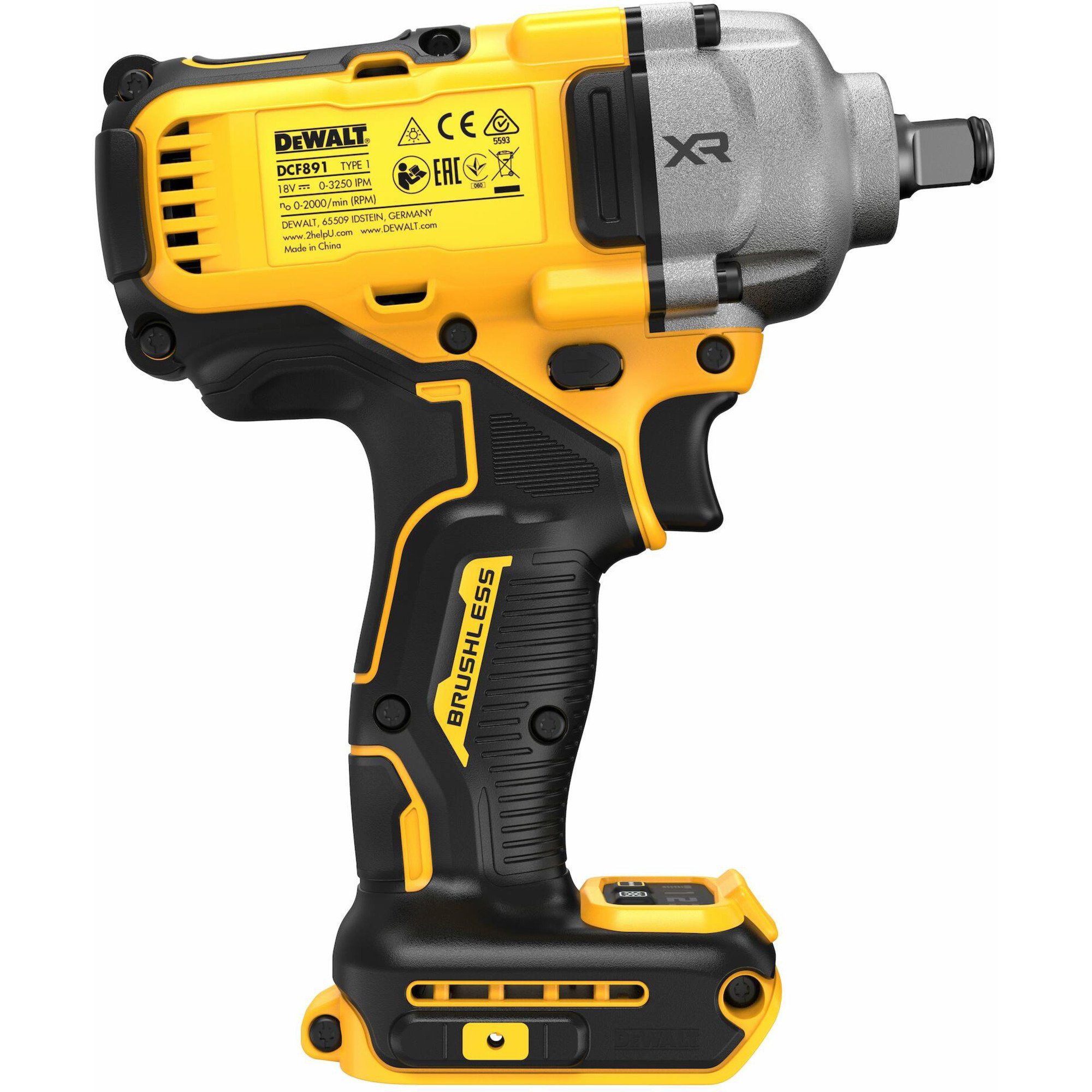 DeWalt Bohrmaschine DEWALT Akku-Schlagschrauber DCF891NT, 18Volt