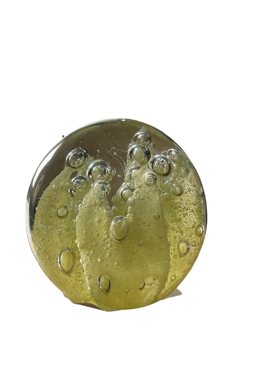 Dirk Davids Leuchten GmbH Ornament Ornament Glas Koralle Gelb Briefbeschwerer Meer Pflanzen Ornament – Bild 3 von 4