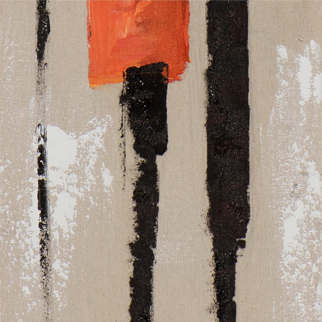 ArtUniverse Gemälde Farbenfreudige Modenschau 25 x 150 cm, Menschenmotiv