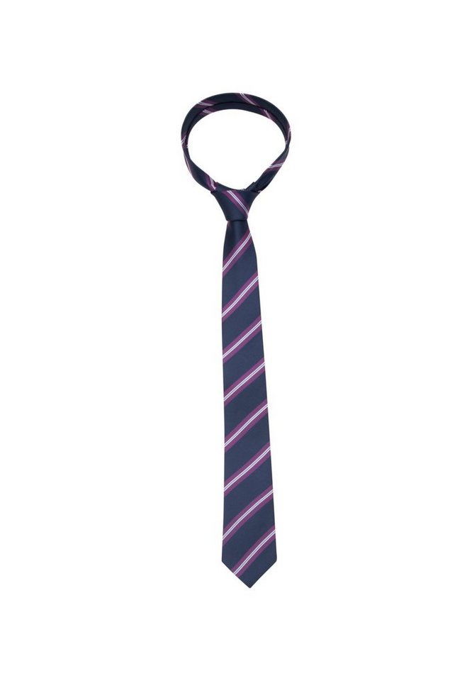 seidensticker Krawatte Schwarze Rose Breit (7cm) Streifen, Passform: Breit  (7cm)
