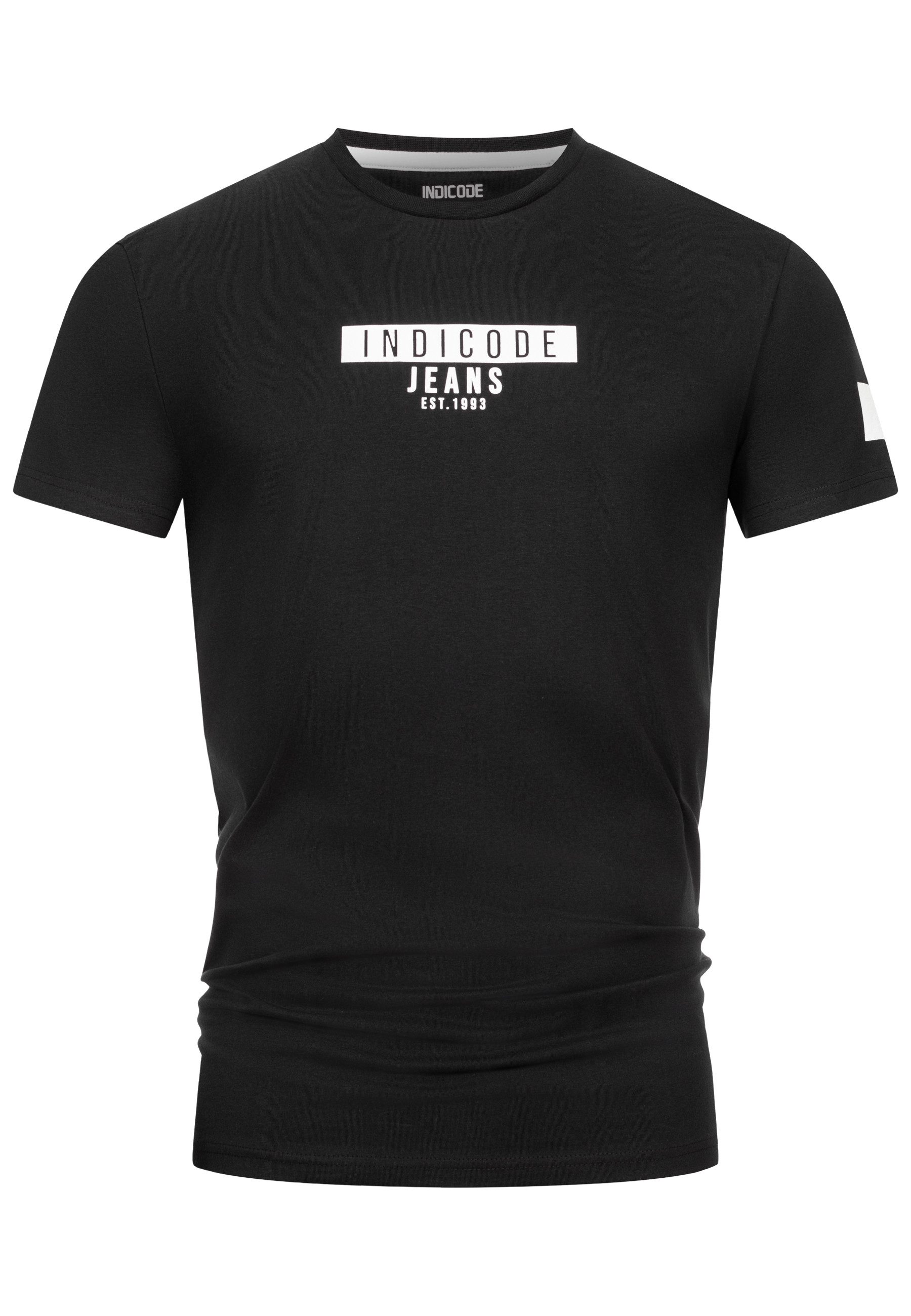 Indicode T-Shirt INVegas mit Rundhals-Ausschnitt und günstig online kaufen