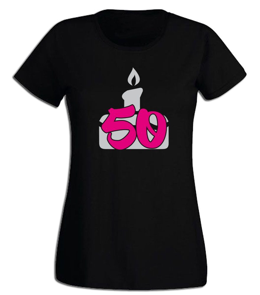 Ggraphics TShirt »Damen TShirt 50 Geburtstagstorte« zum 50ten