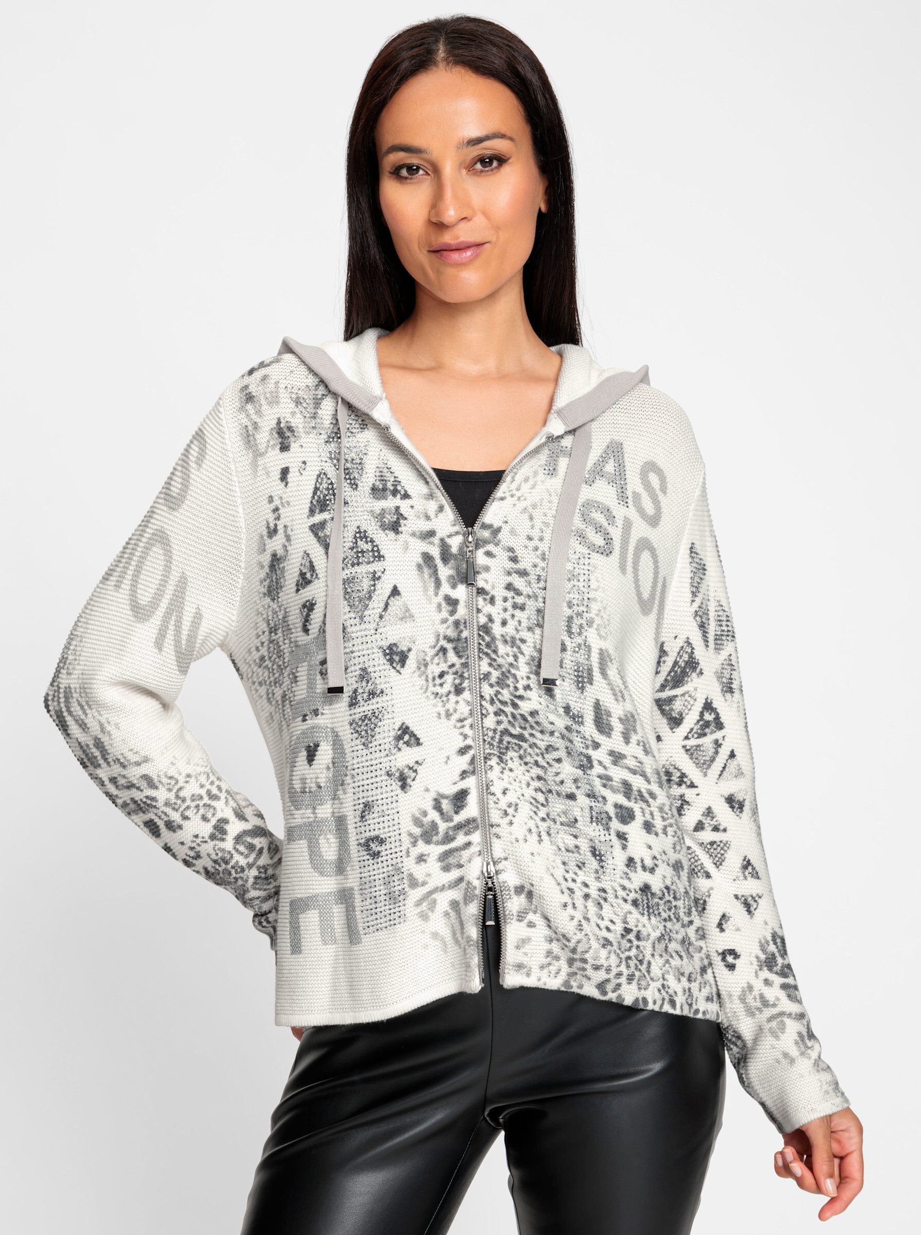 heine Strickjacke Kapuzenstrickjacke günstig online kaufen