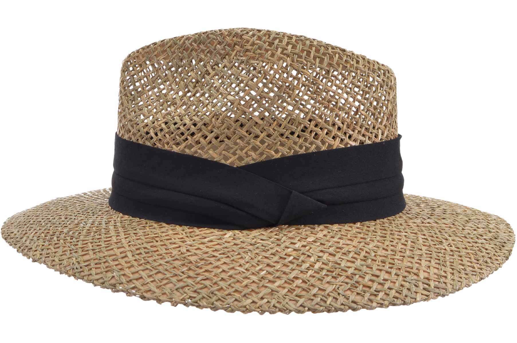 Seeberger Sonnenhut Seegras Fedora 55097-5