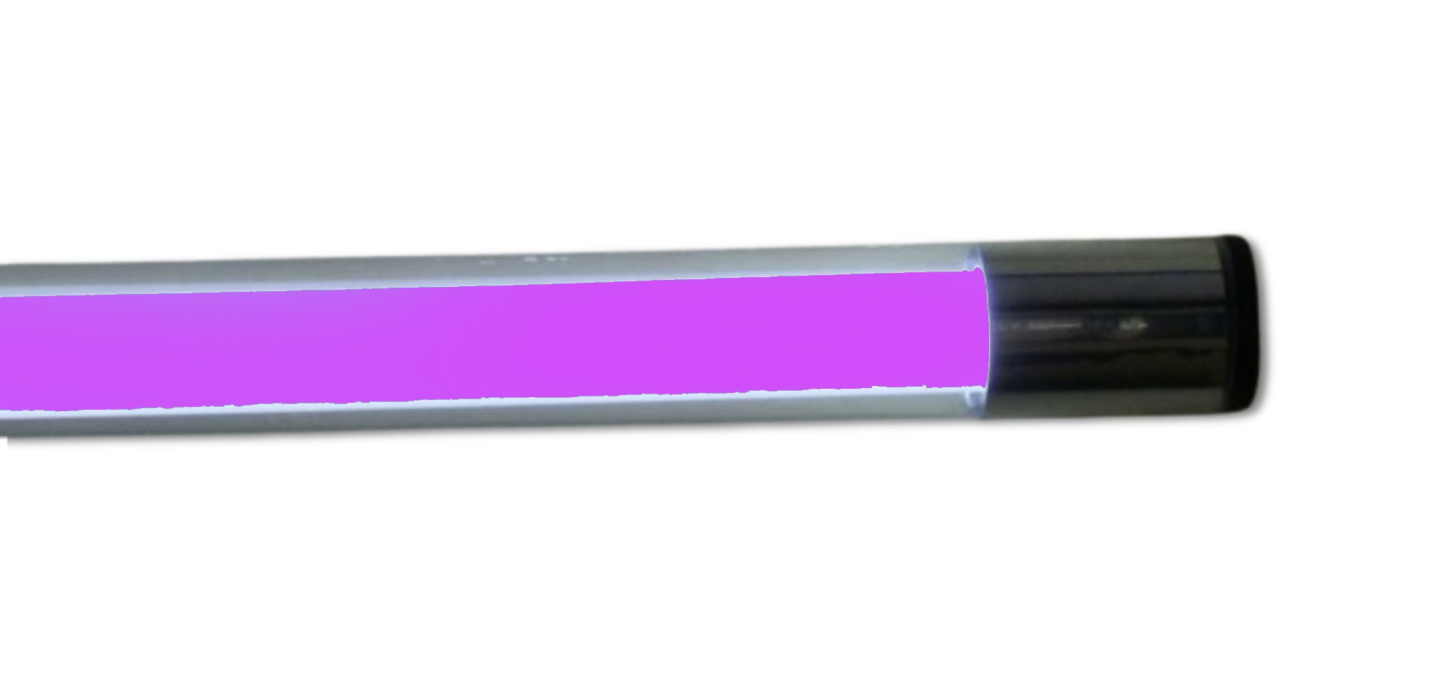 XENON LED Wandleuchte 9115 Leuchtstab weißes Kabel 230V Schalter 9Watt Violett 1000Lm 63cm, LED, Xenon / Violett