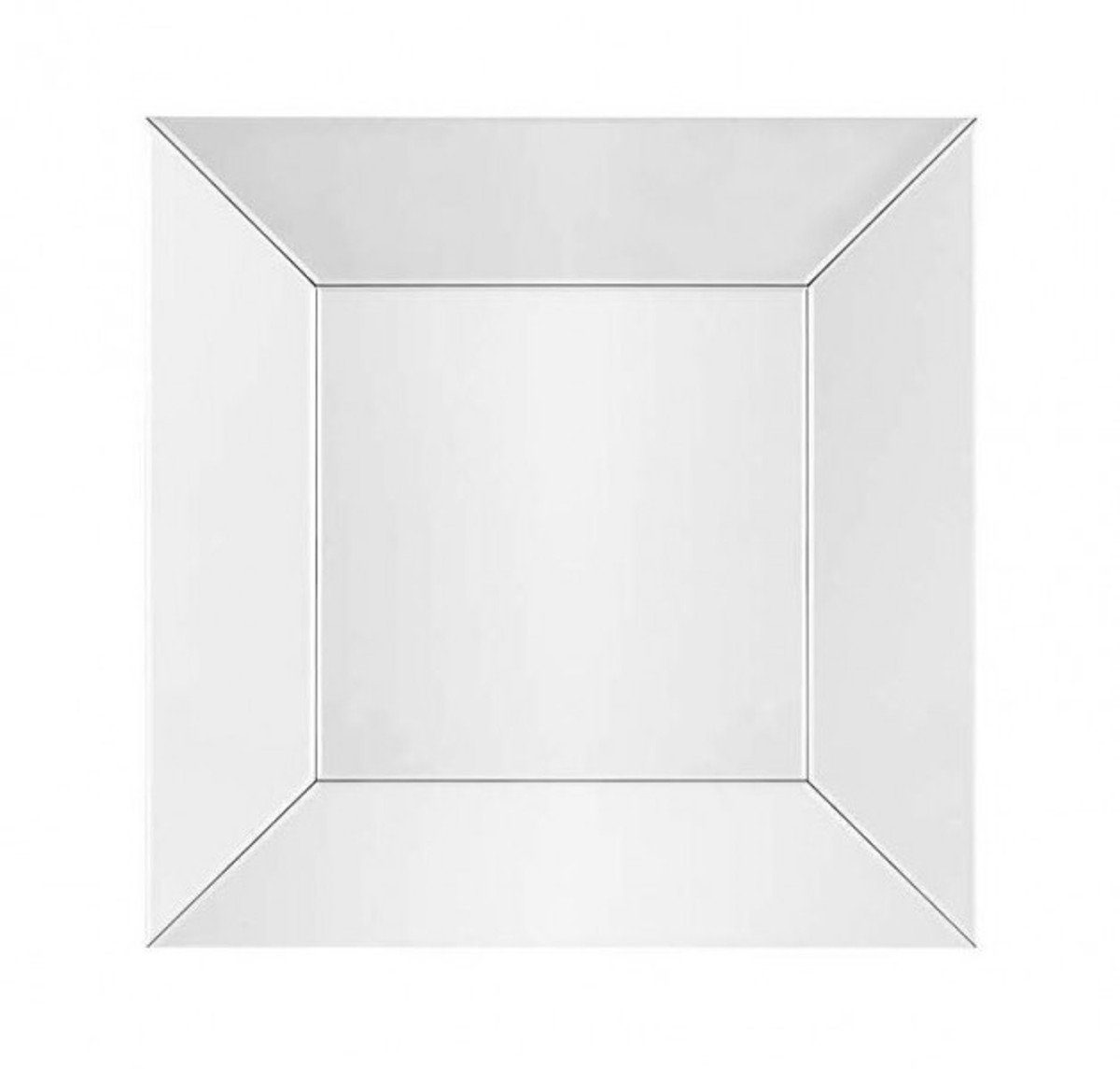 Casa Padrino Wandspiegel Designer Luxus Wandspiegel 100 x H 100 cm - Luxus Spiegel