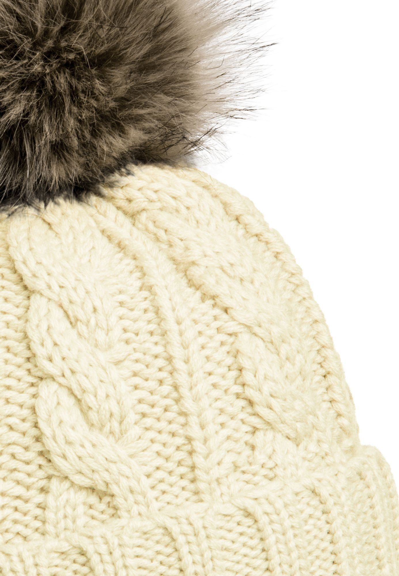 Caspar Bommelmütze MU104 Damen Winter Strickmütze günstig online kaufen