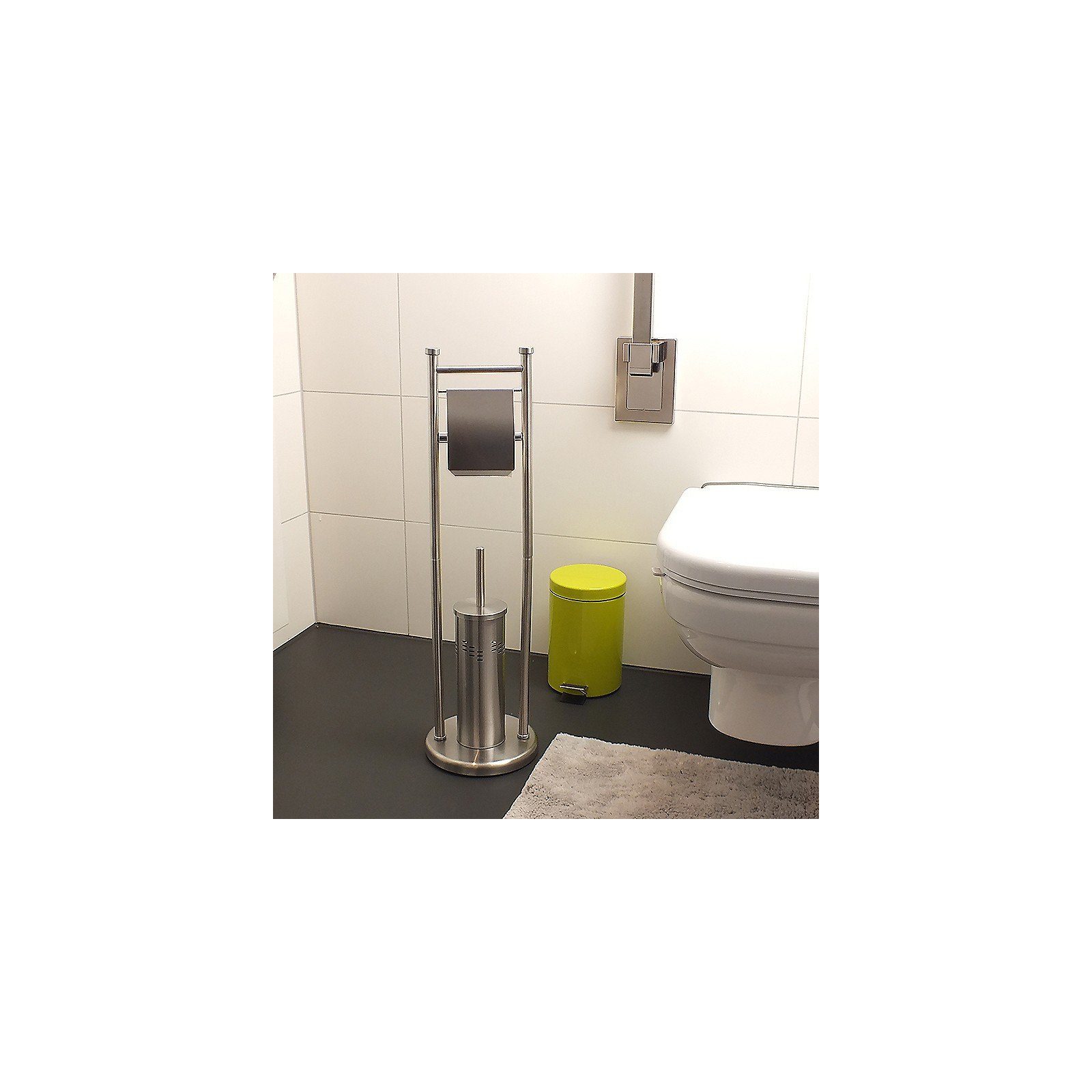 WC-Garnitur Garnitur herausnehmbarer mit Bürste Deckel, kela Innenbehälter, Swing, wechselbare