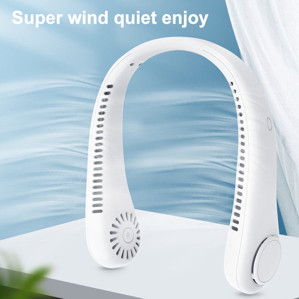 BlingBin Mini USB-Ventilator Tragbarer Nackenventilator Blattloser günstig online kaufen