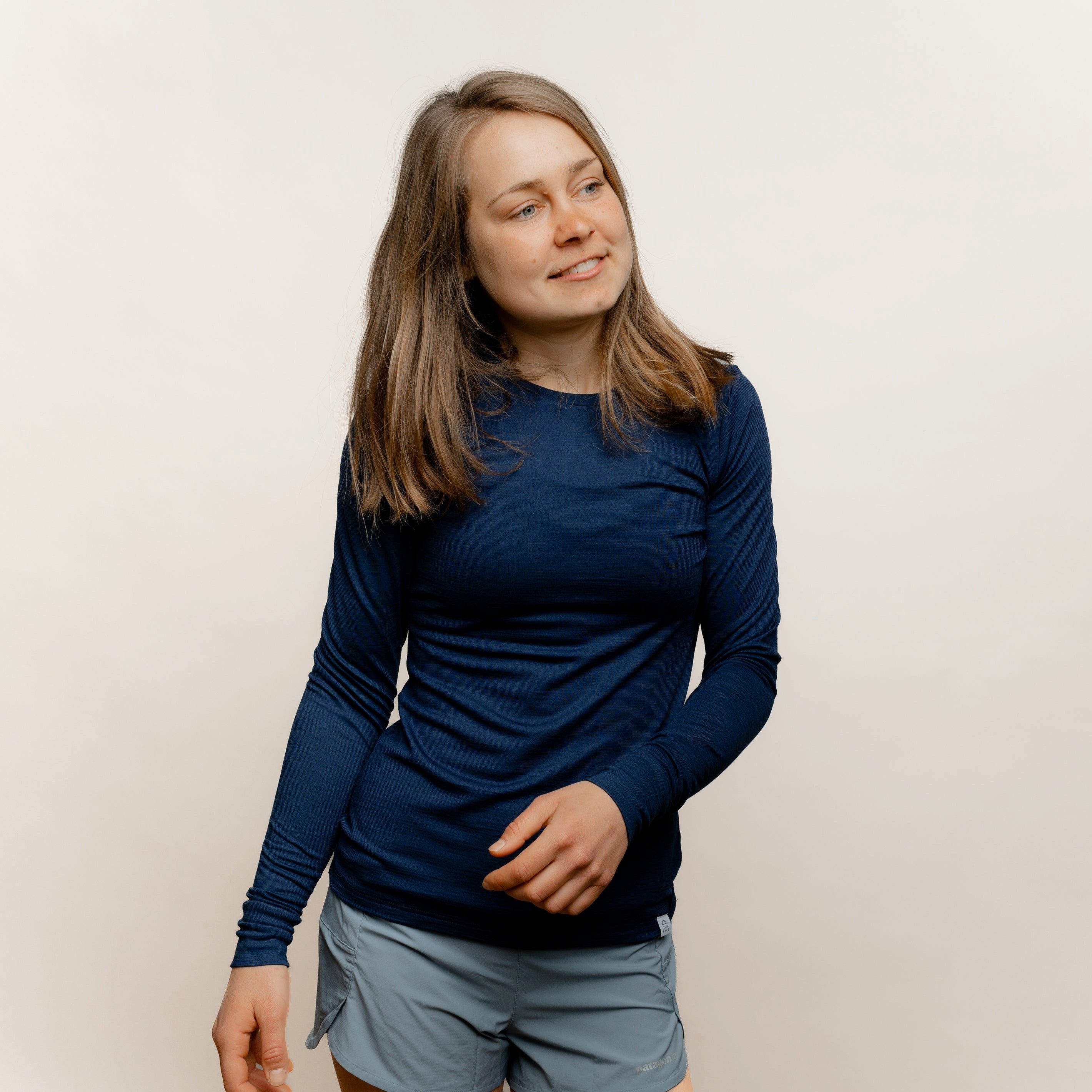 Tom Fyfe Longsleeve TOM FYFE Merino Longsleeve Damen Marine / M