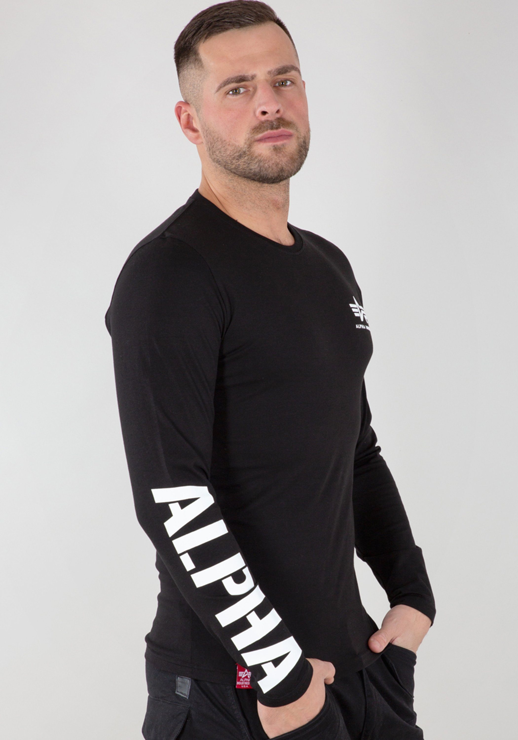 Longsleeves Print Men LS - Longsleeve black Sleeve Alpha Heavy Industries Industries Alpha