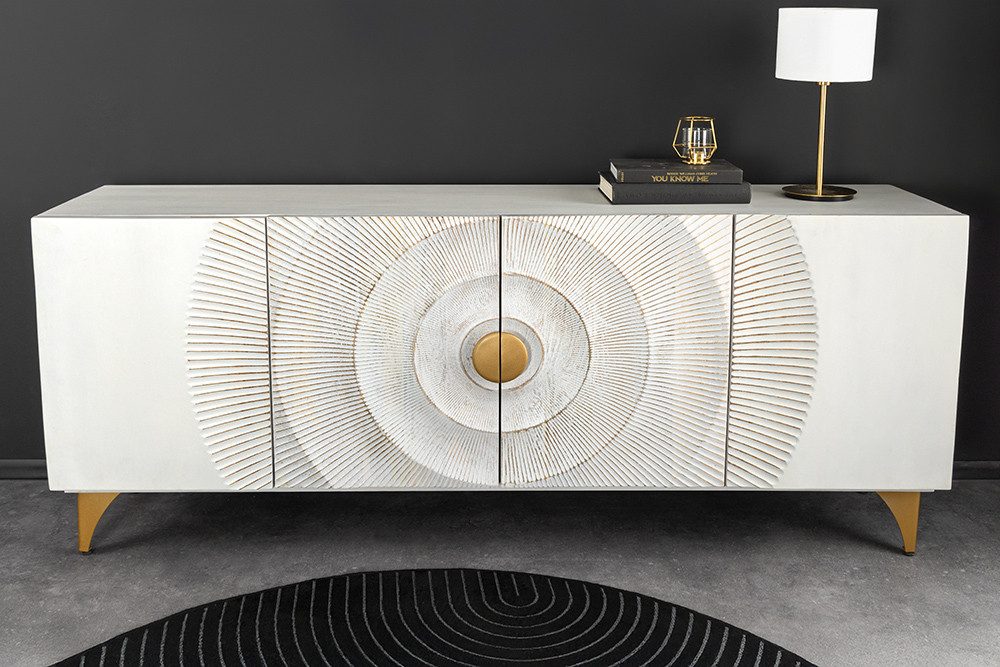 riess-ambiente Sideboard GOLDEN SUNSET 180cm weiß günstig online kaufen