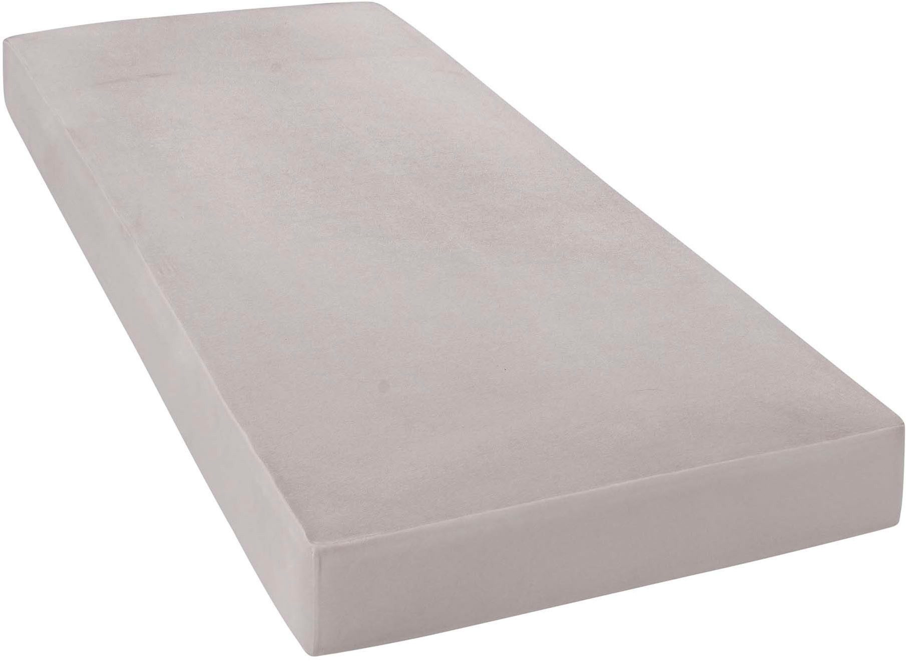 Janine Spannbettlaken MAKO-FEINJERSEY 5007, Mako-Jersey, Gummizug: rundum, (1 Stück), aus 100% Baumwolle, für Matratzen bis 26 cm Höhe