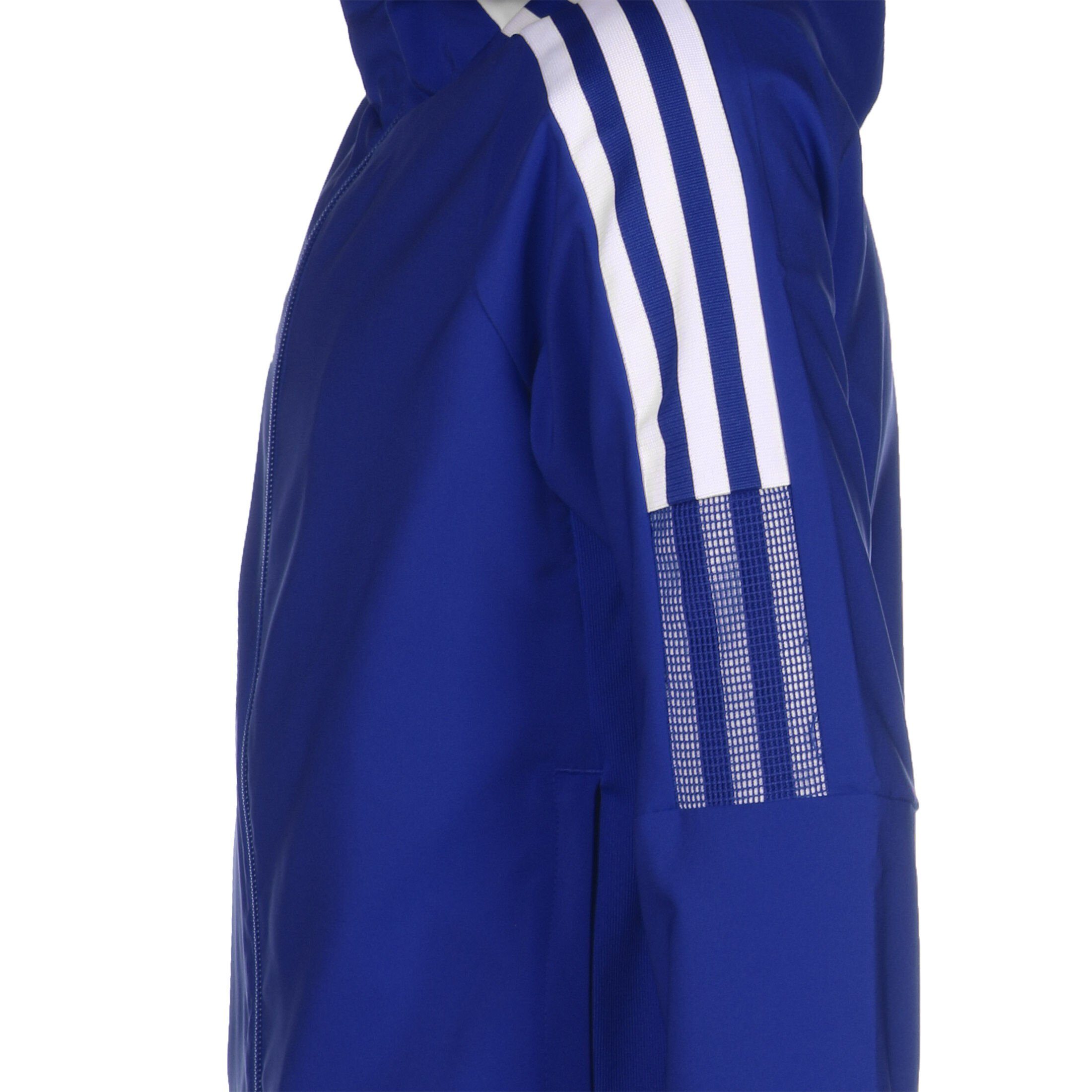 Performance blau Windbreaker Tiro Kinder Trainingsjacke adidas / weiß 21