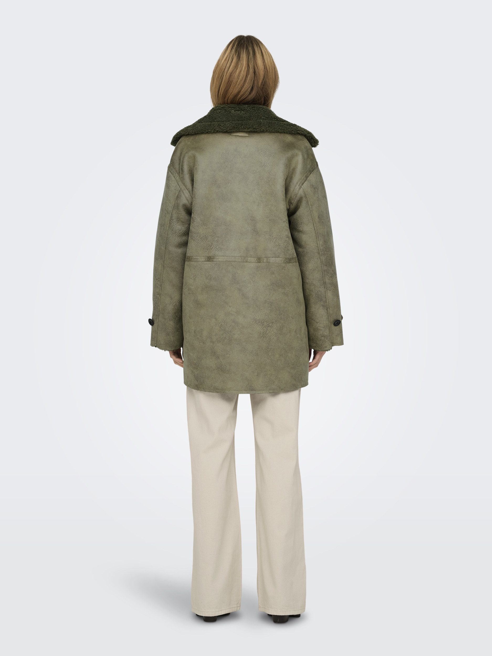 ONLY Langmantel ONLYLVA BONDED SHERPA COAT CC OTW – Bild 5 von 5