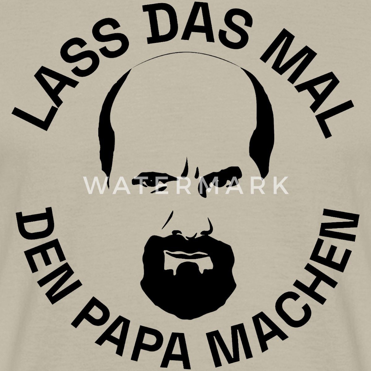 Spreadshirt T-Shirt Stromberg Bernd Lass Das Mal Den Papa Machen Männer T-S günstig online kaufen