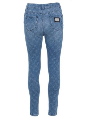 Sarah Kern Skinny-fit-Jeans Denim-Hose figurbetont in Baumwoll-Stretch