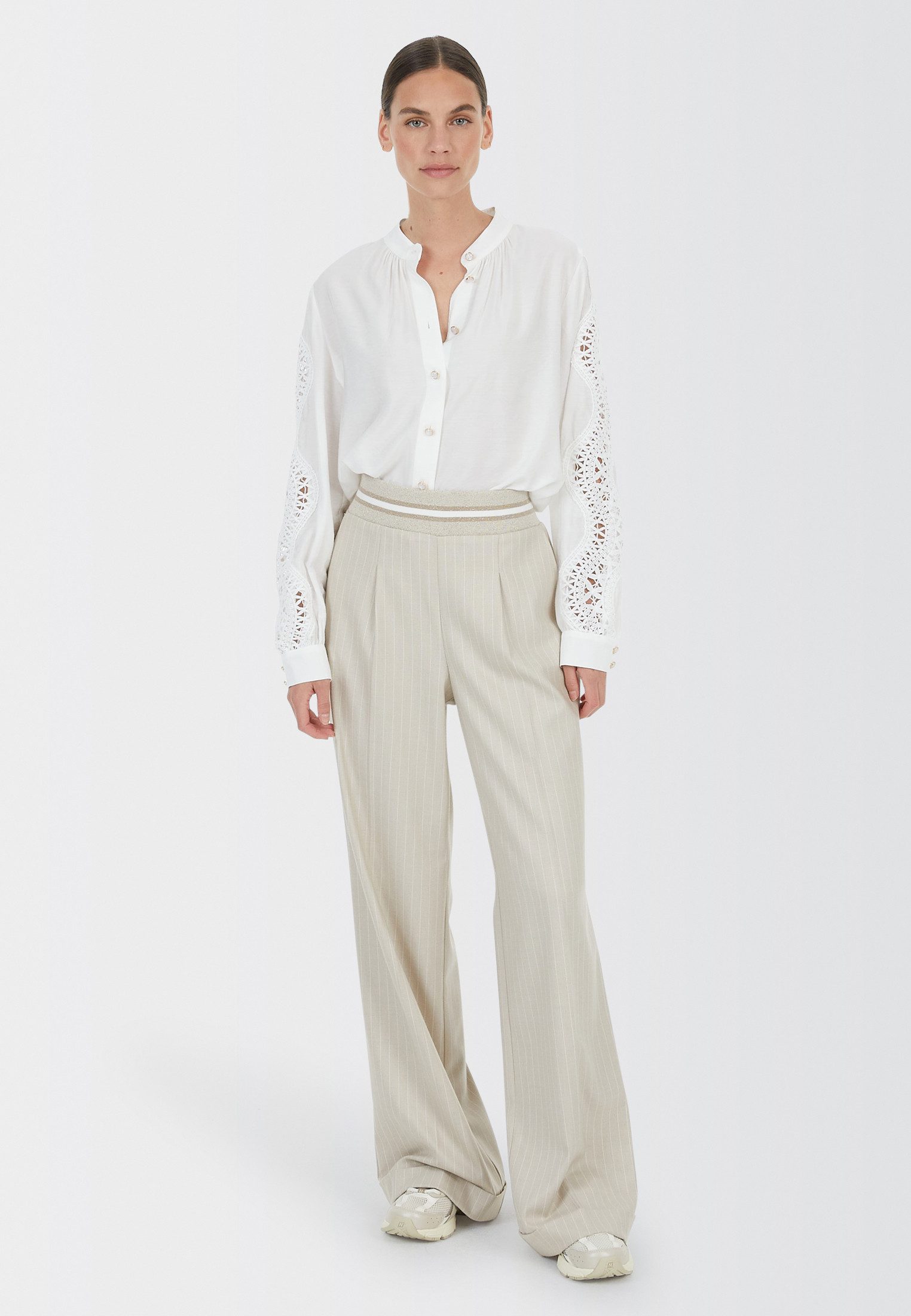 MARC AUREL Langarmbluse aus lässigem Viskose-Mix günstig online kaufen