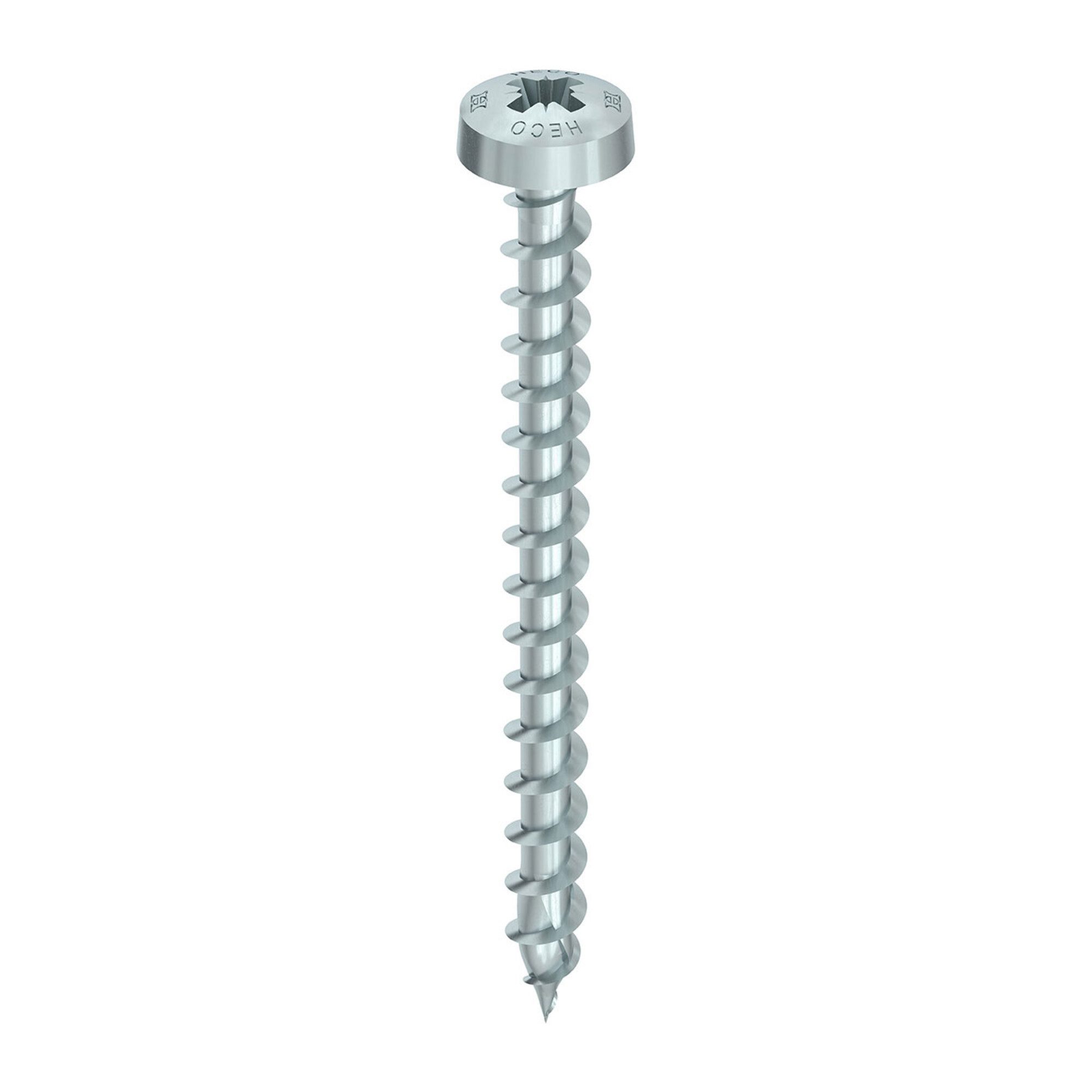 Heco Holzbauschraube HECO-TOPIX-plus 5,0 x 30, Rundkopf, Pozi-Drive, VVG, A3K 60842 100 Stk