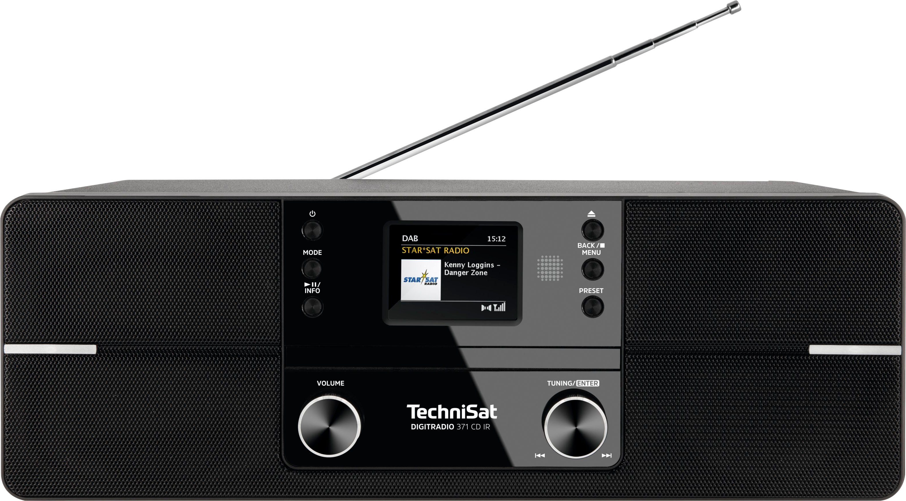 TechniSat »DIGITRADIO 371 CD IR Stereo« (UKW mit RDS, Digitalradio (DAB), mit
