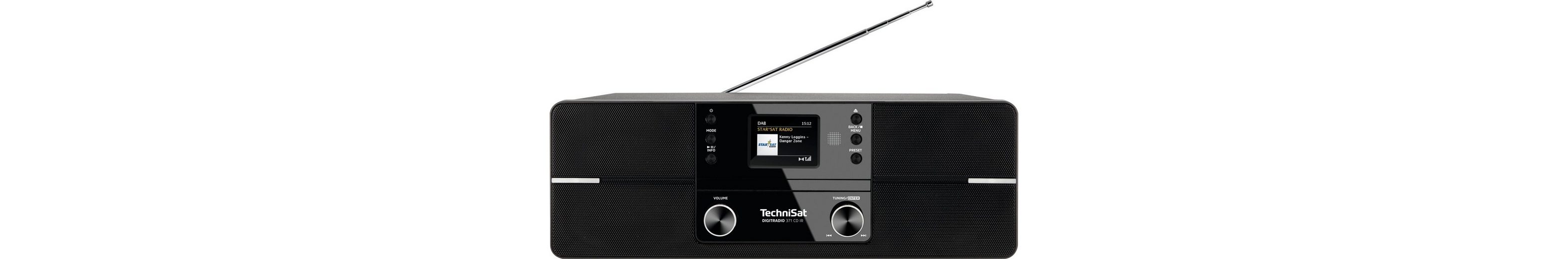 Technisat Digitradio 371 Cd Ir Stereo Internet Radio Ukw Mit Rds Digitalradio Dab Mit