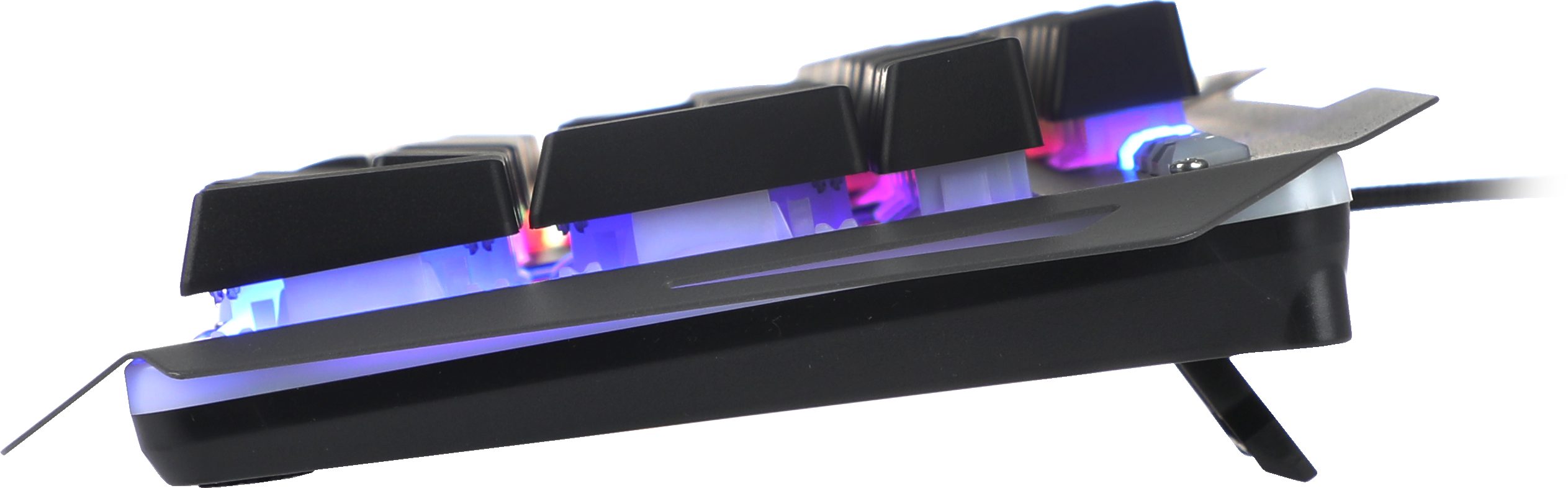 Speedlink LUNERA RGB Metal Rainbow, schwarze kabelgebundene Gaming-Tastatur (mit RGB Hintergrundbeleuchtung)