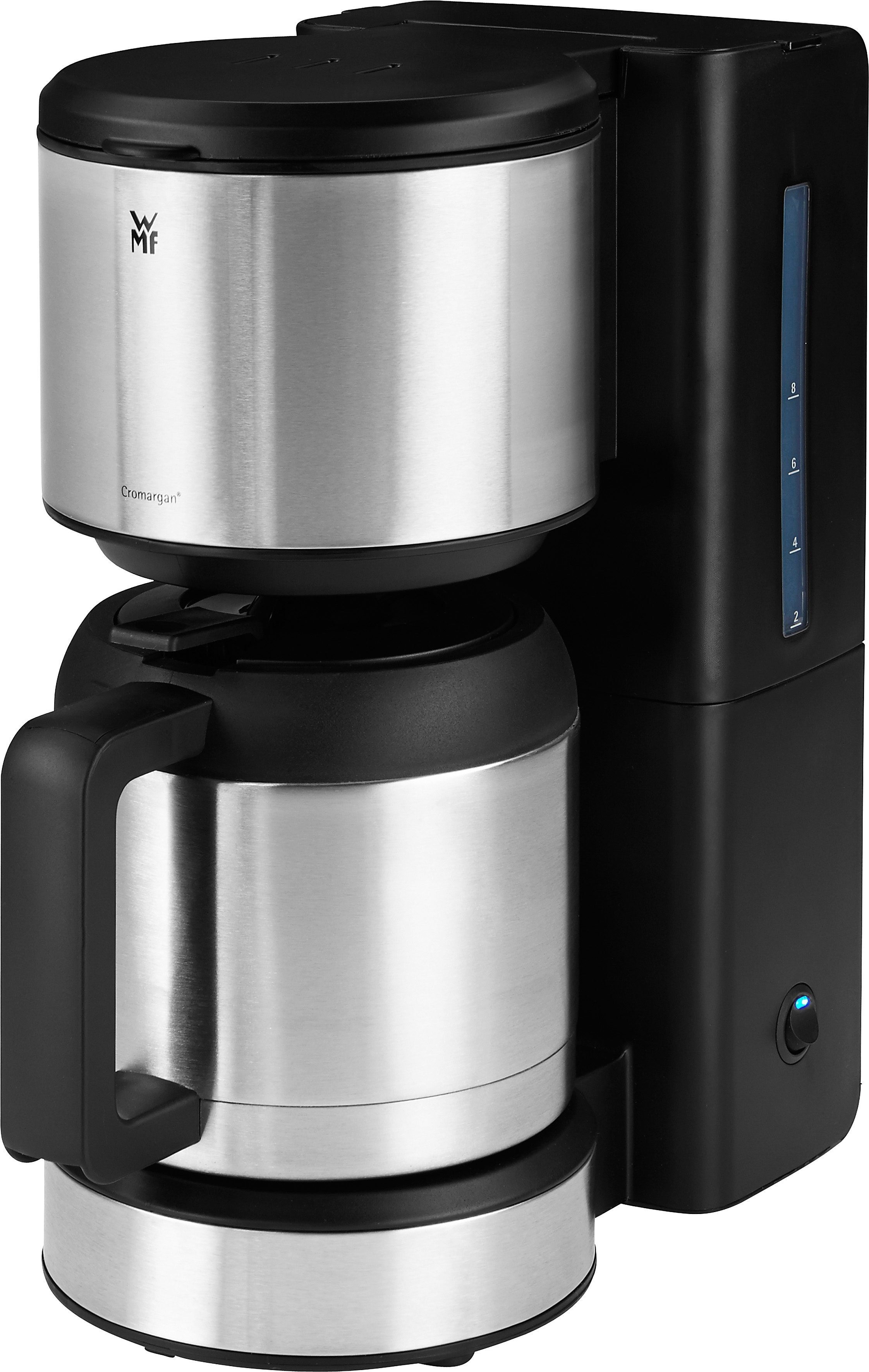 WMF Filterkaffeemaschine Stelio Aroma, 1l Kaffeekanne, Papierfilter, mit Thermokanne