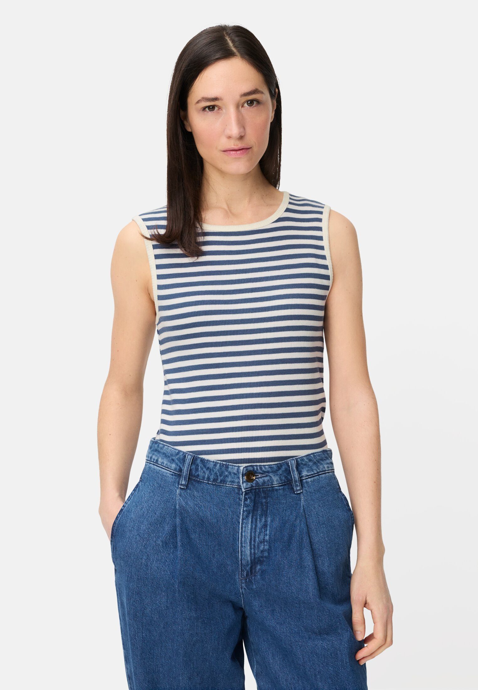 Tanktop mit Rundhalsausschnitt ärmellos