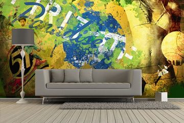 WandbilderXXL Fototapete Brazil, glatt, Retro, Vliestapete, hochwertiger Digitaldruck, in verschiedenen Größen